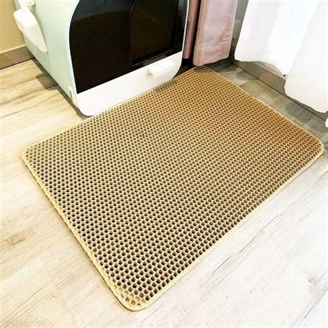 Extra Large Cat Litter Mat Heavy Duty Waterproof 2 Layer Non Slip ...