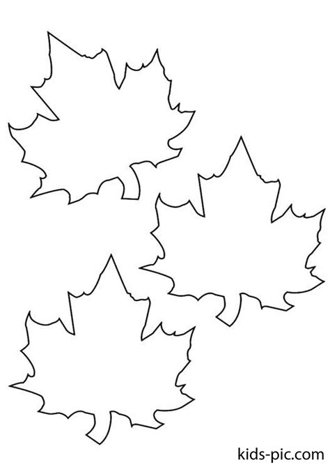 Easy Fall Leaf Template