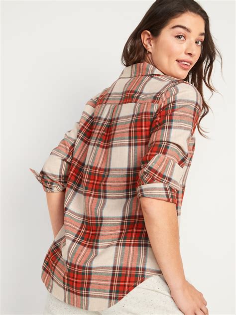 Classic Plaid Flannel Shirt for Women | Old Navy