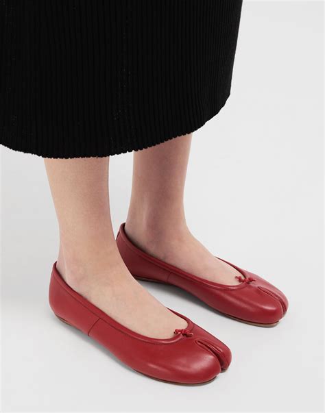 Maison Margiela Calfskin Tabi Ballet Flats Women | Maison Margiela ...