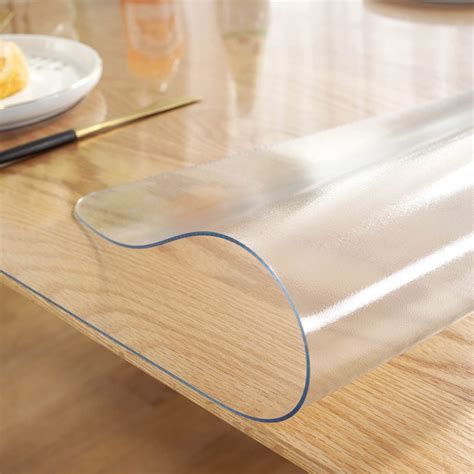 LovePads 1.5mm Thick 38" x 64" Frosted Table Protector, Plastic Table ...