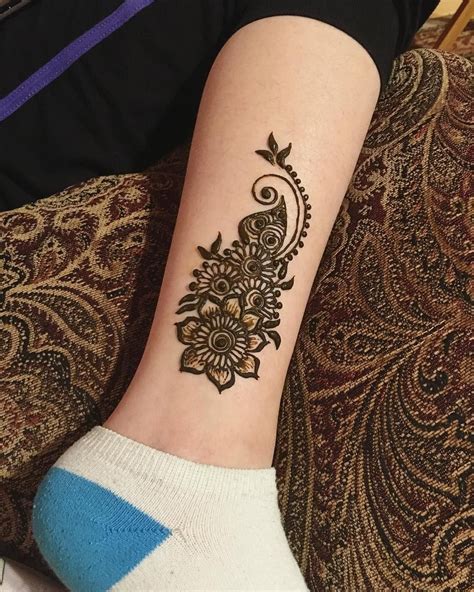 Leg Henna Designs - Design Talk