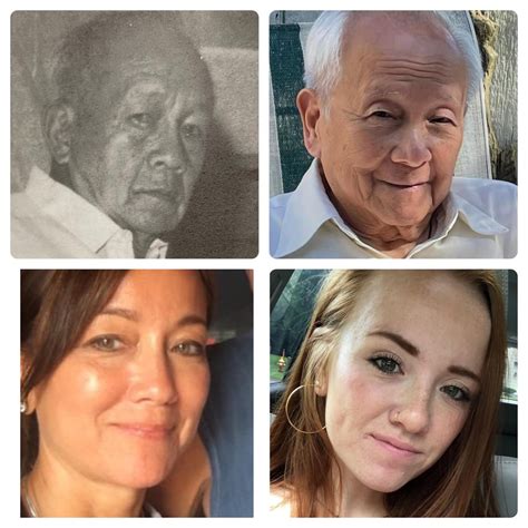 My great grandfather, grandfather, my mom, and me. Alone I do not look ...