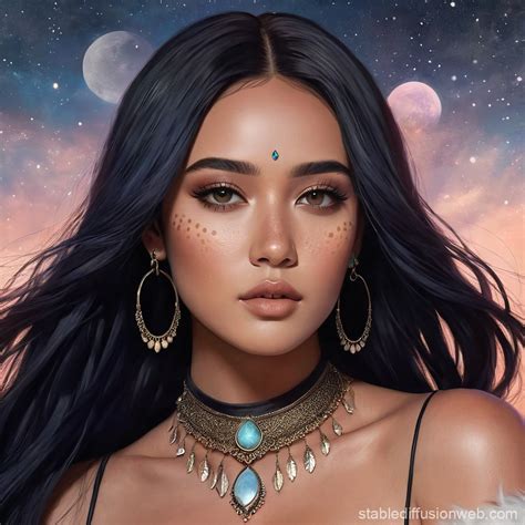 Goth Asian American Chic | Stable Diffusion Online