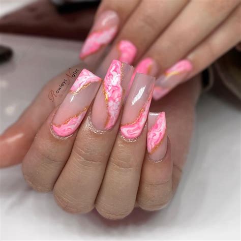 Pink marble nails 70 stunning designs you should try this month – Artofit