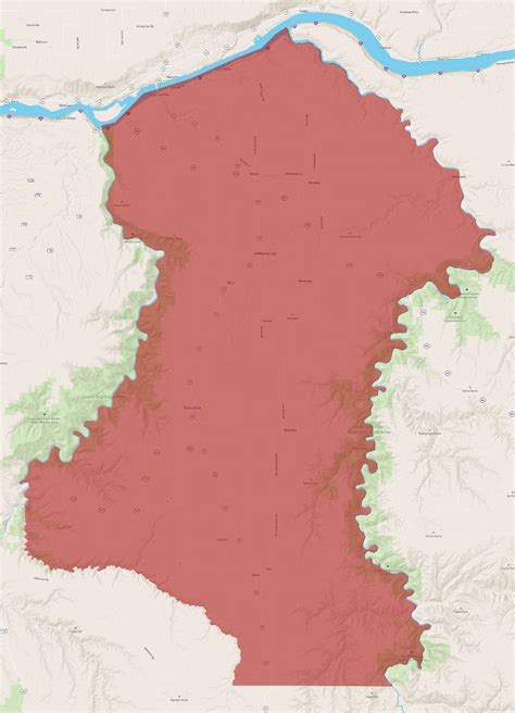 Oregon Sherman County - AtlasBig.com