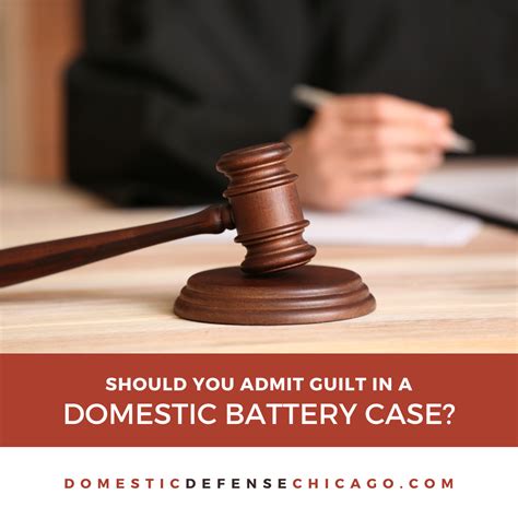 Should You Admit Guilt in a Domestic Battery Case? | Domestic Violence ...