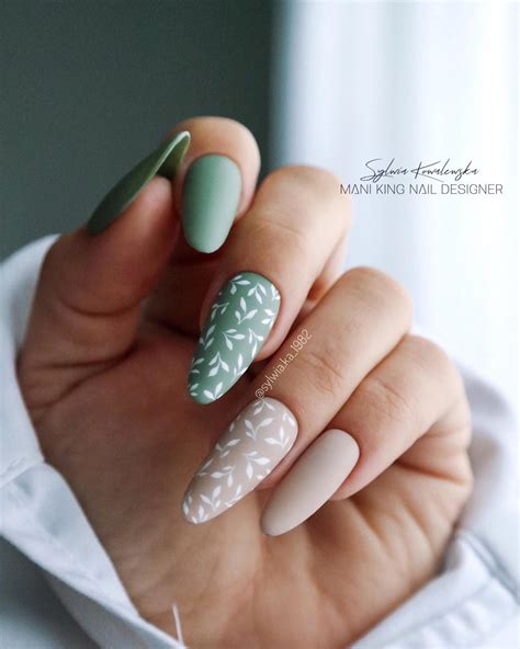 13+ Gorgeous Ideas for Matte Olive Green Nails - Nail Designs Daily