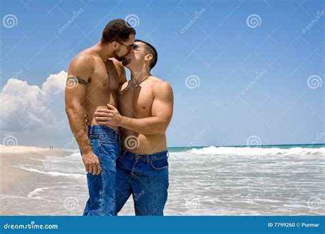 Gay men kissing stock photo. Image of masculine, homosexual - 7799260