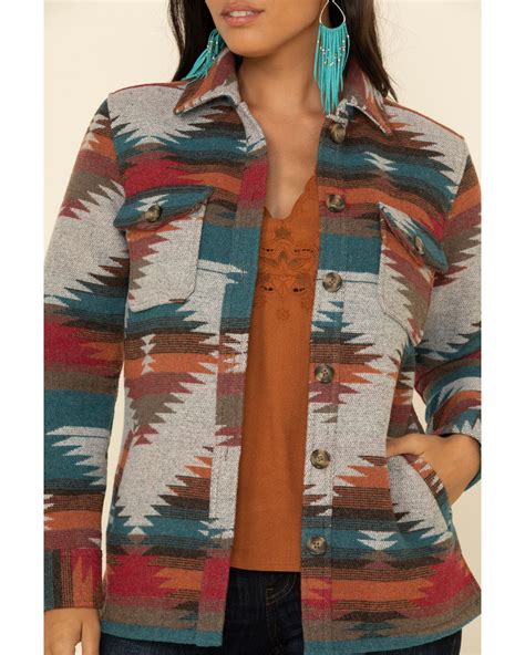 Idyllwind Women's Dawn Shacket Jacket | Aztec jacket, Print jacket ...