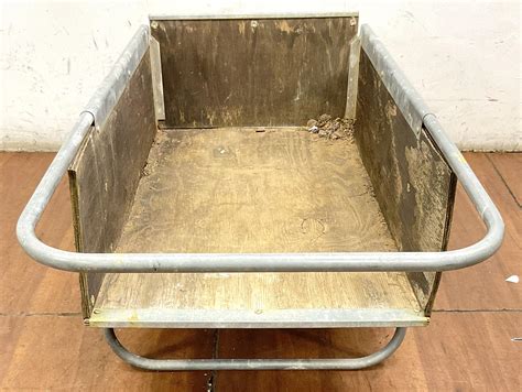 Lot - Vintage Two-Wheel Garden Cart