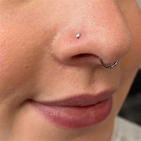 Nose Piercing Stud Amazon.com: Tiny Gold Nose Stud, Real 14k Yellow