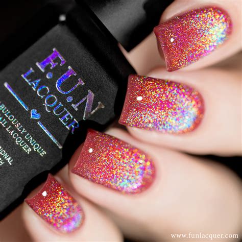 '009 The Princesses': A Royal Tribute - Warm Tone Red Holo Magnetic Gel Polish – F.U.N LACQUER