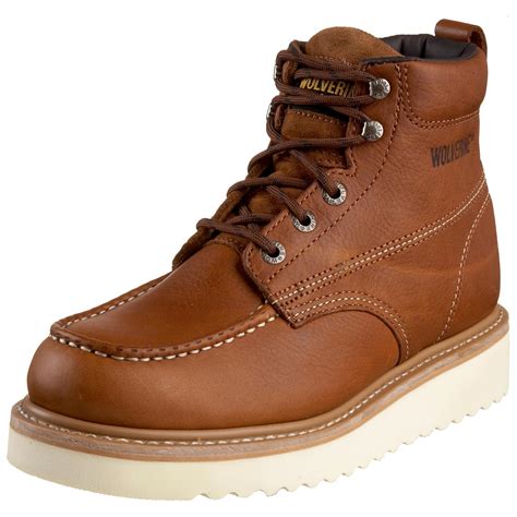 Amazon.com | Wolverine Men's Moc-Toe 6" Work Boot | Industrial ...