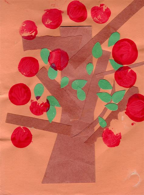 Apple Tree Crafts For Kindergarten at Beata King blog