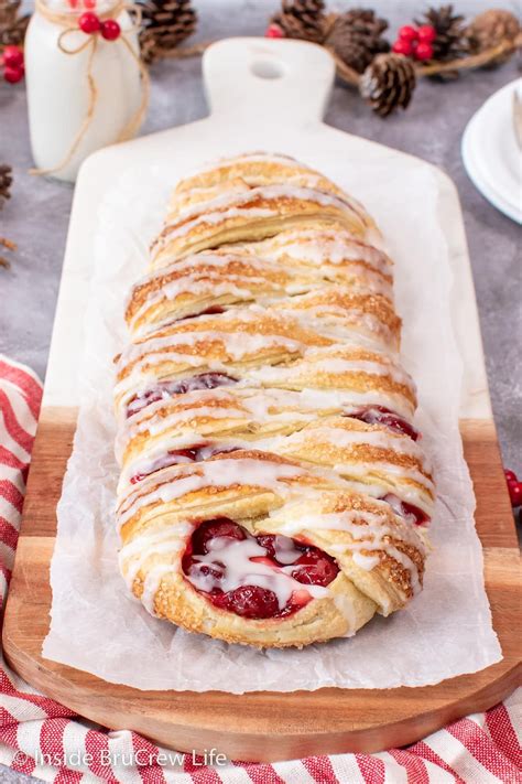Cherry Danish - Inside BruCrew Life | Puff pastry desserts, Puff pastry ...