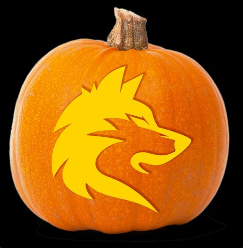 Werewolf Pumpkin Stencil Printable | FREE Printable