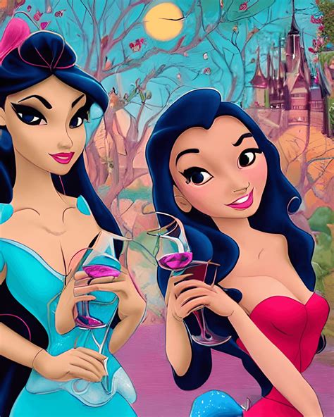 Disney Princess Jasmine Zentraler Animationsfilm · Creative Fabrica
