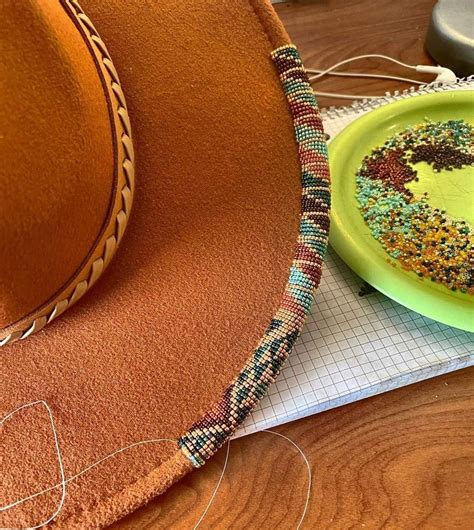 Pin by Annie Sheets on Hats | Beaded hat bands, Cowboy hat design ...