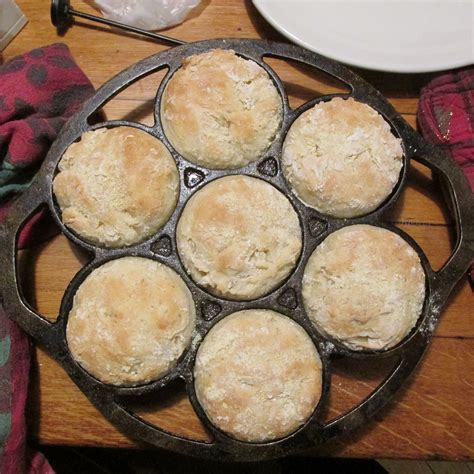 Fresh English Muffins in Cast Iron Muffin Pan