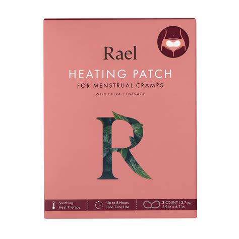 Rael Heating Patch for Menstrual Cramps - Organic Bunny