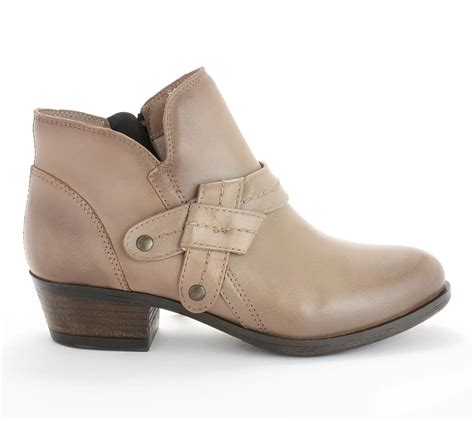 Miz Mooz Leather Ankle Boots - Bennet - QVC.com