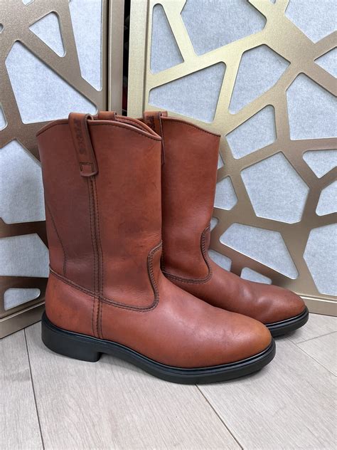 Vtg RED WING PECOS WESTERN COWBOY WORK tall BOOTS SIZ… - Gem