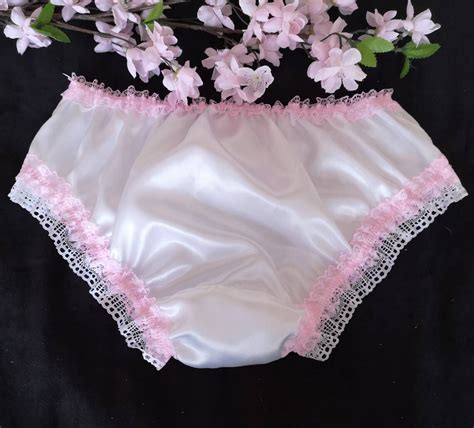 Bridal White Bikini Style Panties Soft Sensual Satin Sissy - Etsy