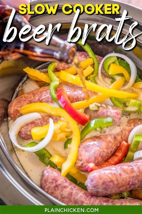 Slow Cooker Bratwurst No Beer at Thomas Campion blog