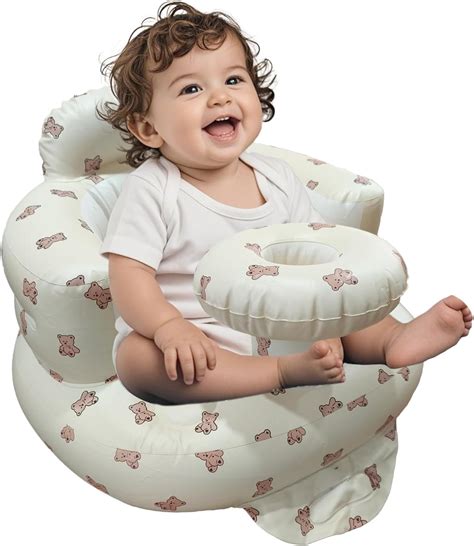 Amazon.com : Portable Inflatable Baby Seat with Safety Fence – Sit-Up ...