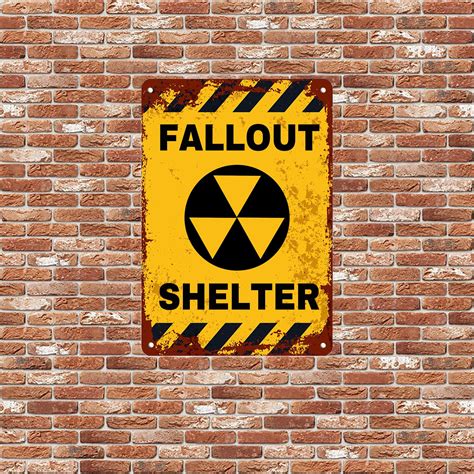 Fallout Shelter Wall Sign