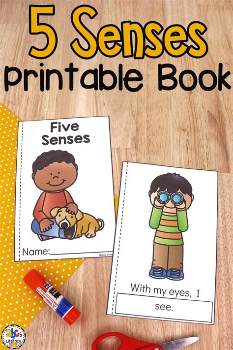 Five Senses Booklet Printable - Printable And Enjoyable Learning