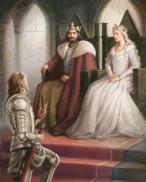 King Arthur Lancelot And Guinevere