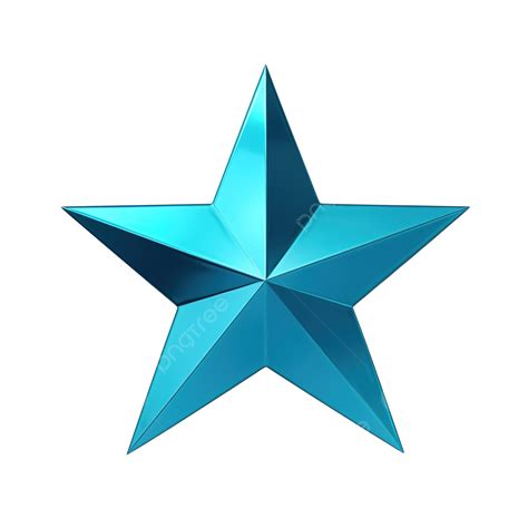 Blue Star Shape Element, Star, Symbol, Decoration PNG Transparent Image ...