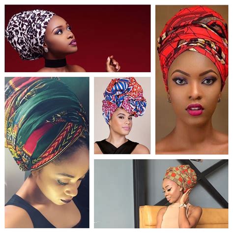 15 Ways To Rock Ankara Head Scarf | Headwrap hairstyles, Hair wraps ...