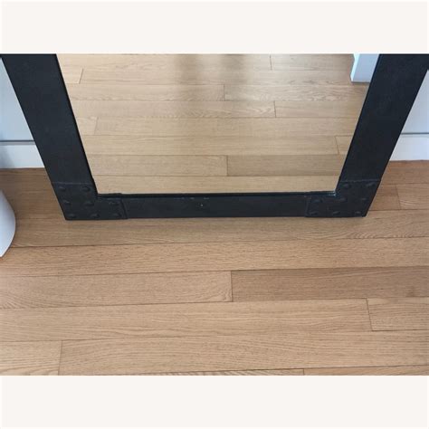 Crate & Barrel Iron Floor Mirror - AptDeco
