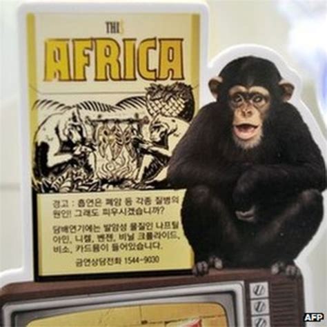 Korean cigarette firm pulls 'racist' monkey ads - BBC News