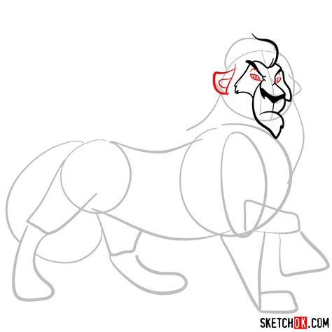 How to Draw Scar: The Treacherous Villain from The Lion King