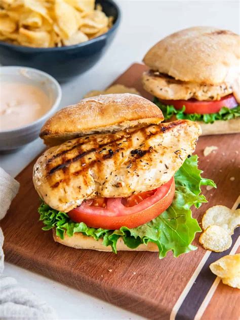Grilled Chicken Sandwich Recipe - Easy Chicken Recipes