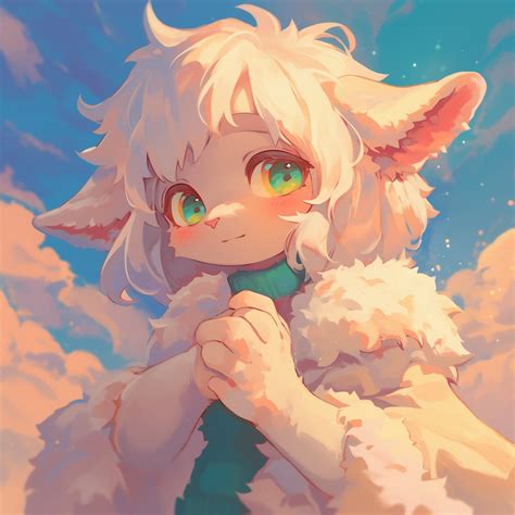 Sheep furry art --niji 6 | furry.ai
