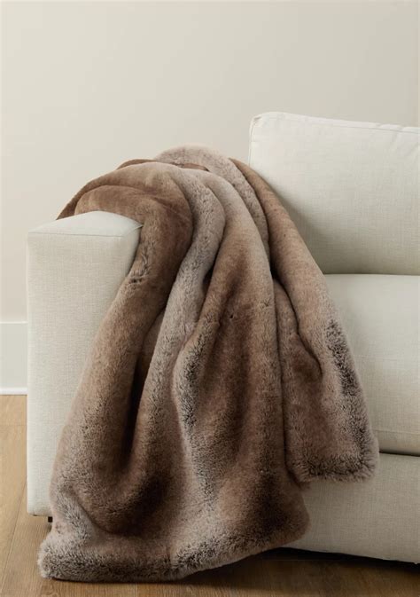 Biltmore® Luxury Faux Fur Throw Blanket | Belk