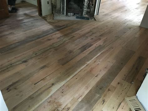 Reclaimed Wood Flooring Installation at Nathan Brodzky blog