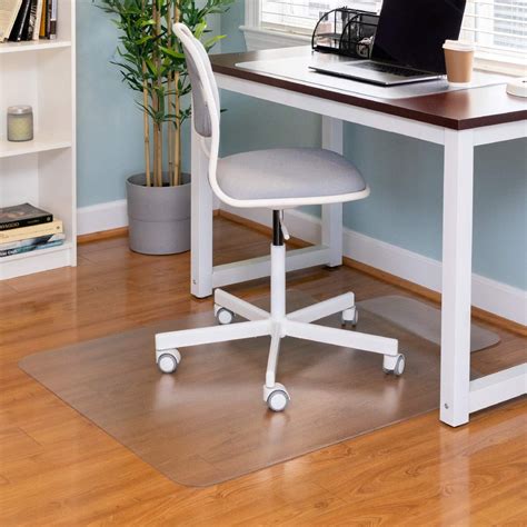 Ilyapa Office Chair Mat with Lip for Hard Floors 30" x 48" Heavy Duty ...