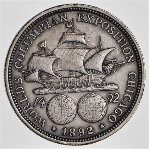 Rare - First Year - 1892 Silver Columbian Exposition U.S. Commemorative ...