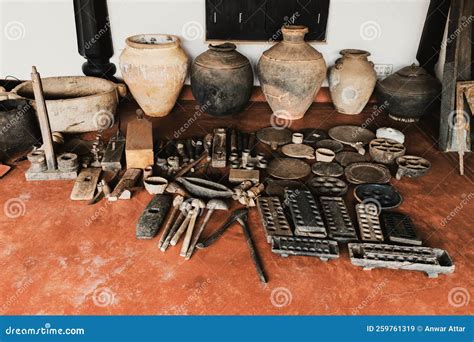 Antique Kitchen Utensils Collection, Ancient Kitchenware Made of Stone ...