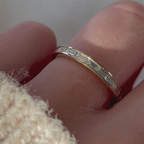 Channel-Set Baguette Diamond Eternity Band - Valerie Madison | Emerald ...