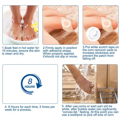 Snapklik.com : 24 Count Corn Removal Pads For Feet And Toe