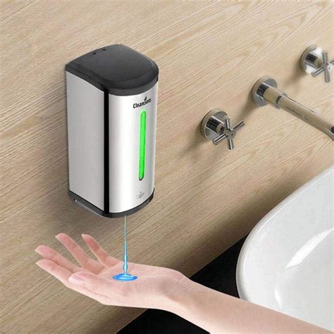 HKPLDE Automatic Soap Dispenser, 850ml Touchless Wall Mount Stainless ...