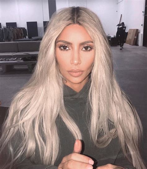 Platinum Blonde Hair Kim Kardashian at Jacob Ryan blog