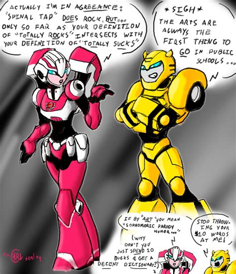 Ani Arcee n Bumblebee Quickie by Th4rlDEAL on DeviantArt